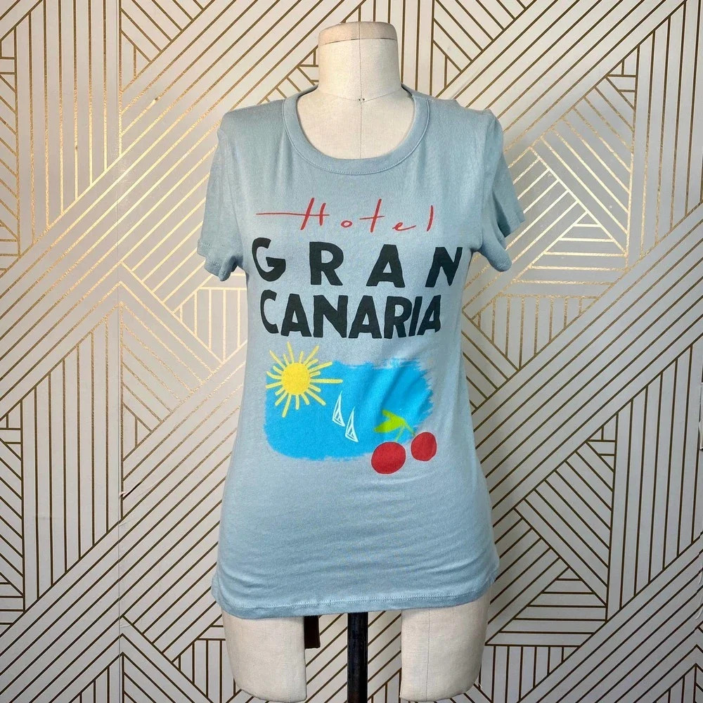 Chaser Hotel Gran Canaria Graphic T-shirt Blue
